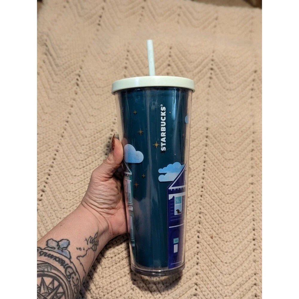 Starbucks San Francisco CA City Blue Venti Tumbler‎
